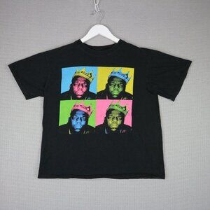 The Notorious B.I.G. Biggie Smalls Andy Warhol Pop Art Tee Mens Medium